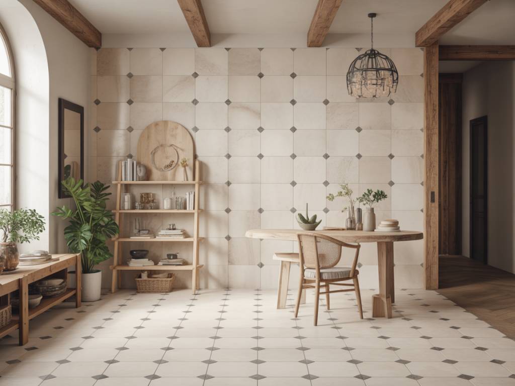 Carrelage en pierre naturelle pour crédences et murs d’accent : idées déco, choix des pierres et conseils de pose